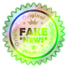 Sticker original fake news