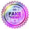 Sticker original fake news