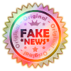 Sticker original fake news