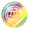 Sticker original fake news