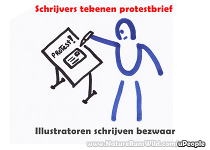 Schrijvers tekenen protestbrief