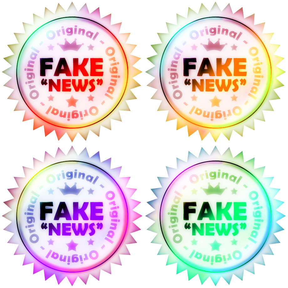 Fake News keurmerk stickers